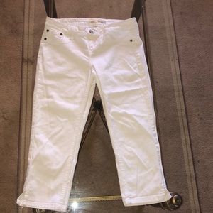 Capri White Jeans